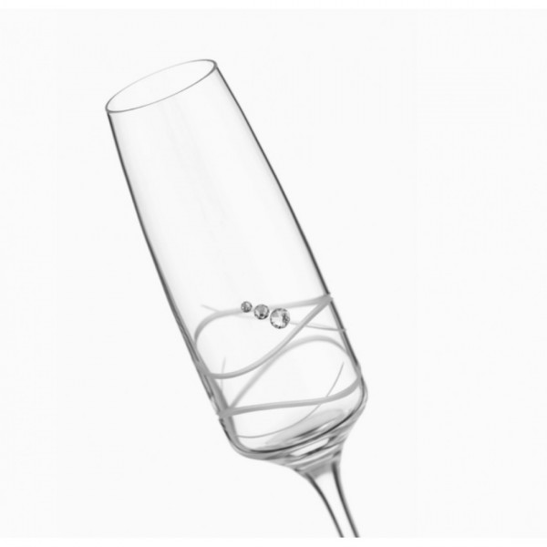 Ритуални кристални чаши Soho, кристали Swarovski, 2 броя